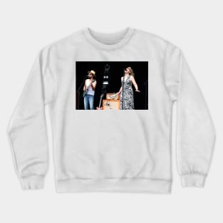 Jackie Greene and Joan Osborne Trigger Hippy Photograph Crewneck Sweatshirt